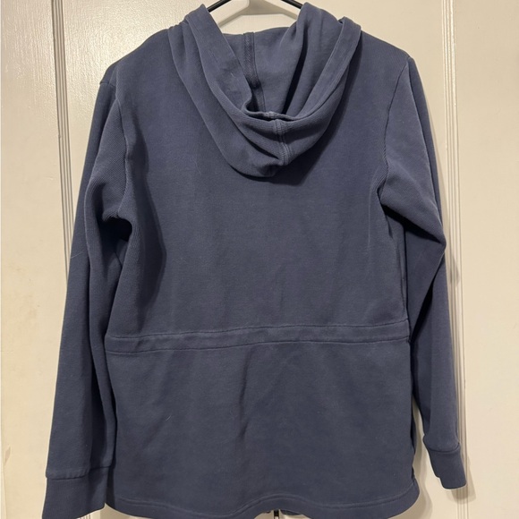 Pendleton Women's Large Navy Blue Zip-Up Hoodie 100% Cotton - Picture 7 of 7